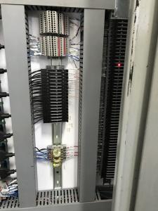 well organized equipment cabinet